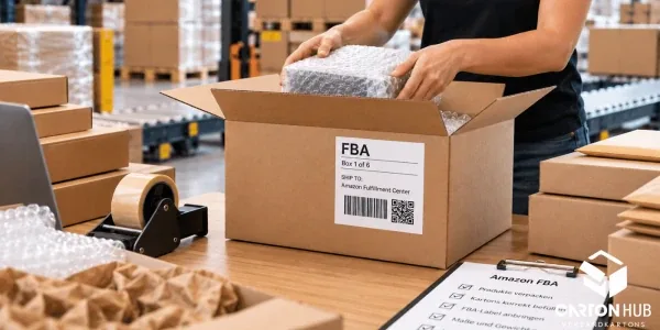 Versandkartons für Amazon FBA – Anforderungen und Best Practices 2026